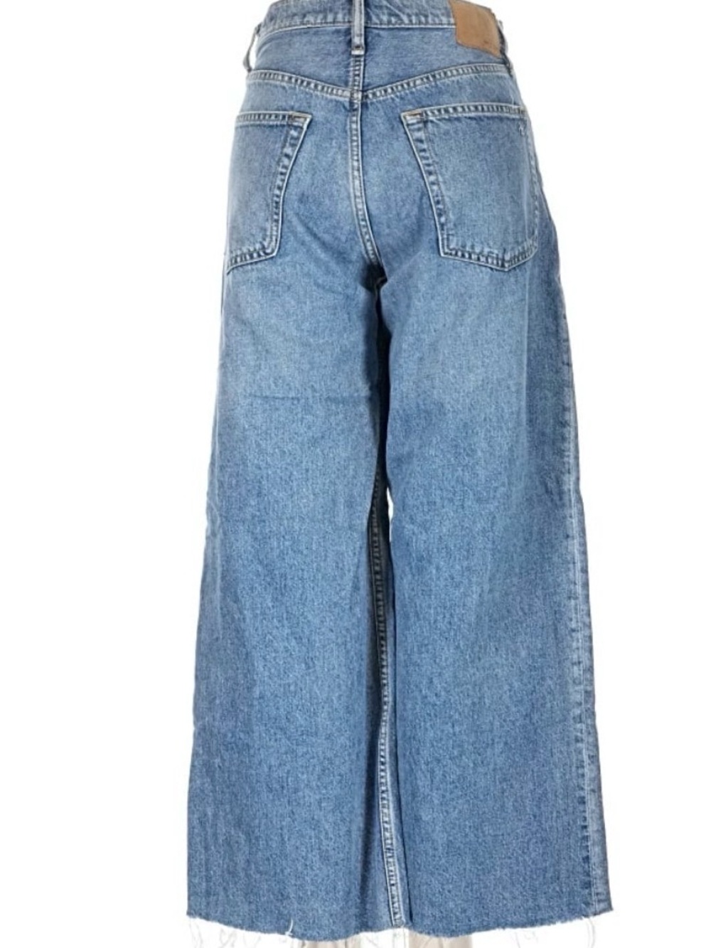 Rag and bone Wide Leg High-Rise Women's Jeans - Light Blue - Picture 2 of 5